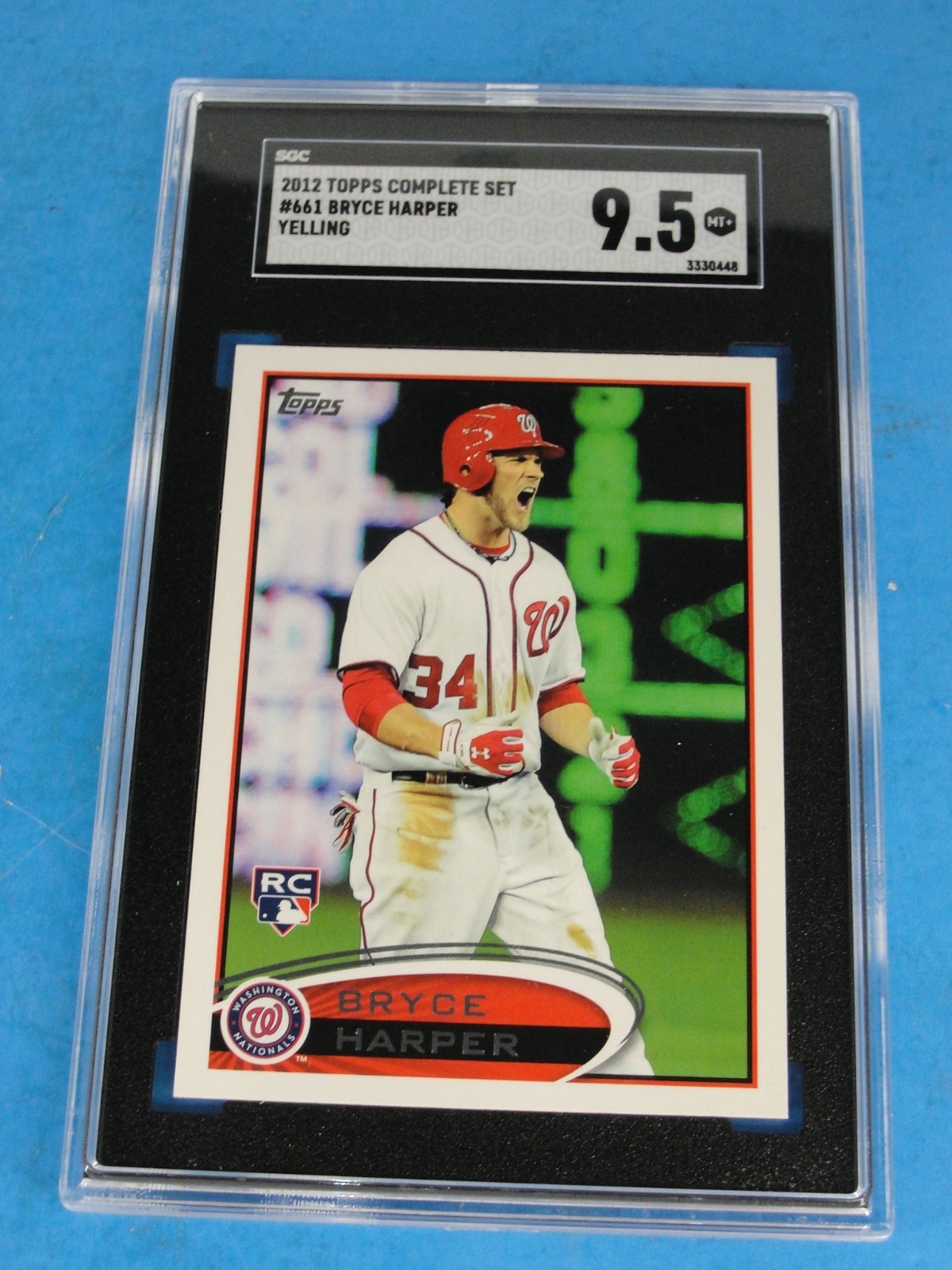 2012 TOPPS #661 BRYCE HARPER RC NATIONALS SCREAMING SGC 9.5
