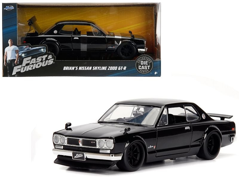 Nissan Skyline GT-R 2000 RHD Fast & Furious Black Brian