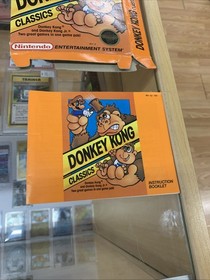 Donkey Kong Classics Nintendo Nes *Box Only* No Game Authentic