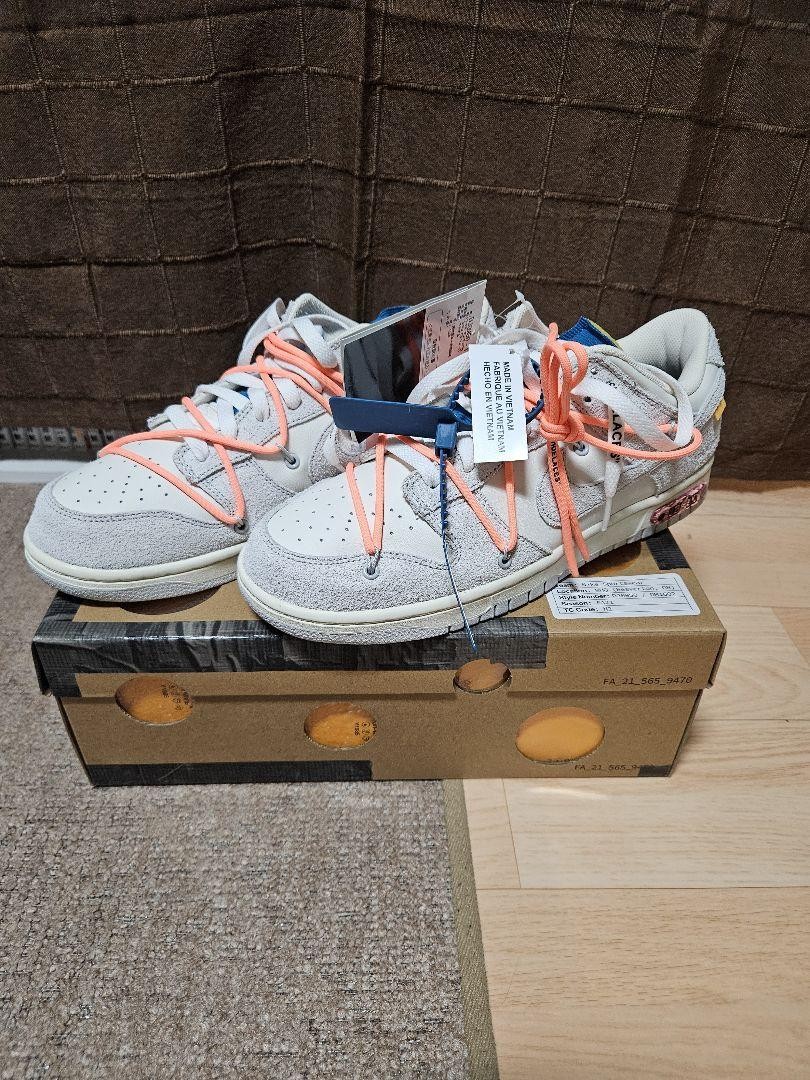 OFF WHITE X NIKE Uomo 10.0US Off White X Dunk Low 1 di 50 19