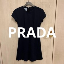 USED PRADA DRESS, NAVY BLUE GOOD