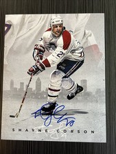 SHAYNE CORSON MONTREAL CANADIENS HOCKEY Signed Autograph 8x10 Photo With Proof O