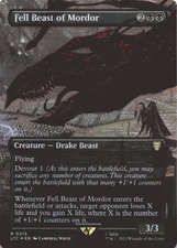 MTG Fell Beast of Mordor (Borderless) Foil NM Commander Lord of the Rings LOTR