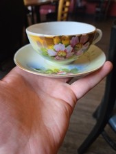 Noritake Azalea 2 Teacups & 4 Saucers 