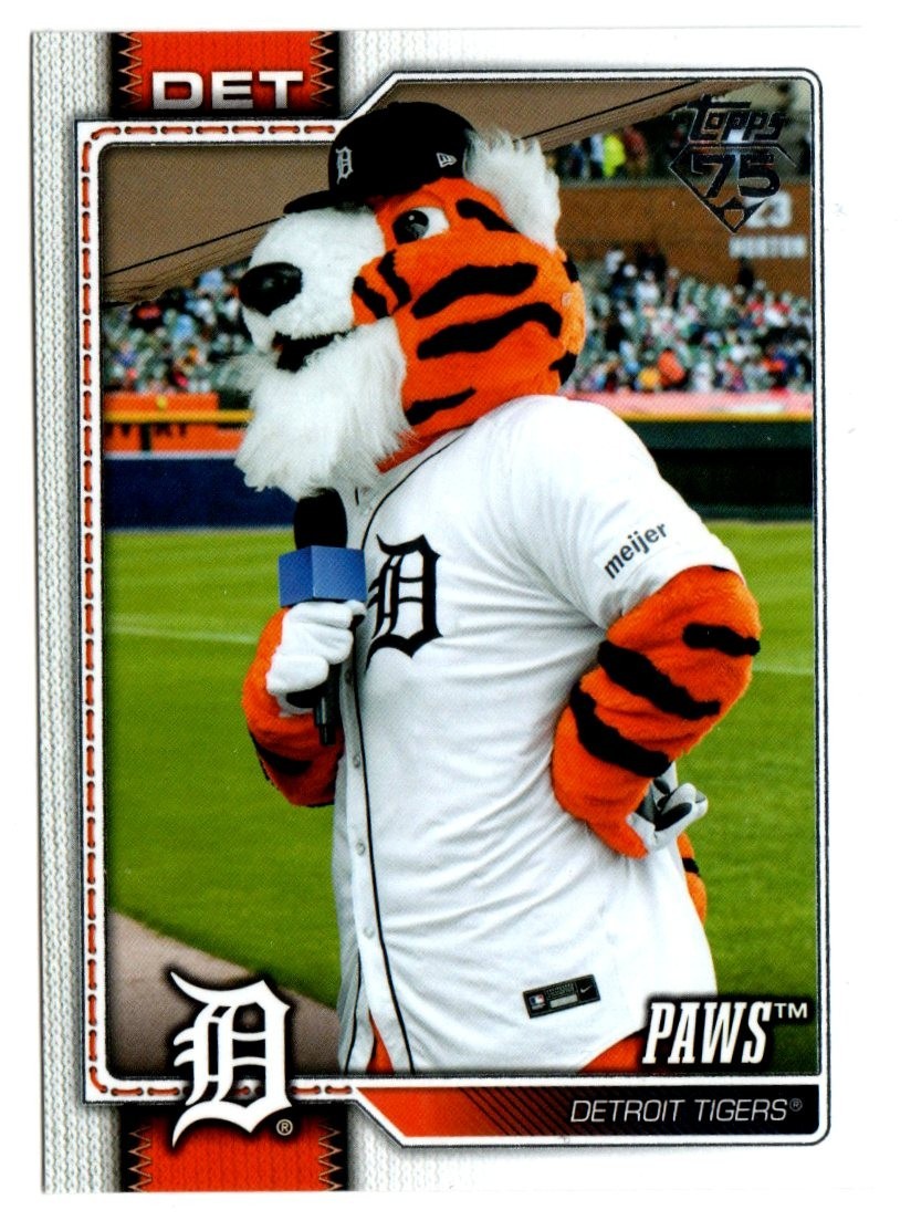 2026 Topps Paws #M-15 Mascots Tigers