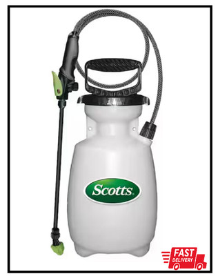 Scotts Pump Sprayer Lawn Garden Weed Chemical Handheld Portable 3-Spray 1 Gallon