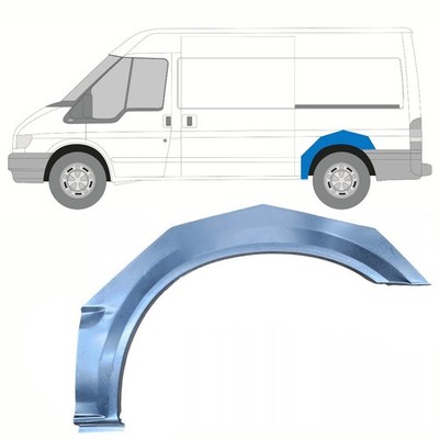 Für Ford Transit 2000-2013 Radlauf Reparaturblech Kotflügel / Links