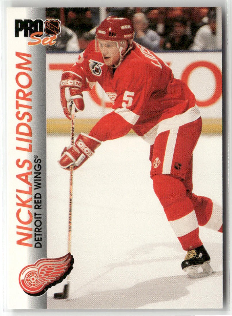 1992-93 PRO SET #42 NICKLAS LIDSTROM DETROIT RED WINGS