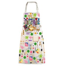 Art Teacher Apron Adjustable Artist Painters Pockets Hanger Art Lovers
