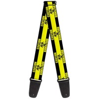 Guitar Strap - Caution Biohazard Black/Yellow (Us Import) Acc Neu