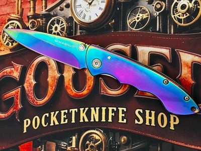 [1086] Magnum Böker Taschenmesser Rainbow Folder Framelock