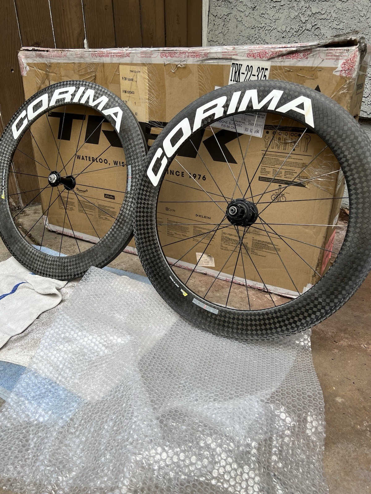 Corima Carbon Wheelset 73 Rim Brake France Made Shimano Tubular Chris King Hub