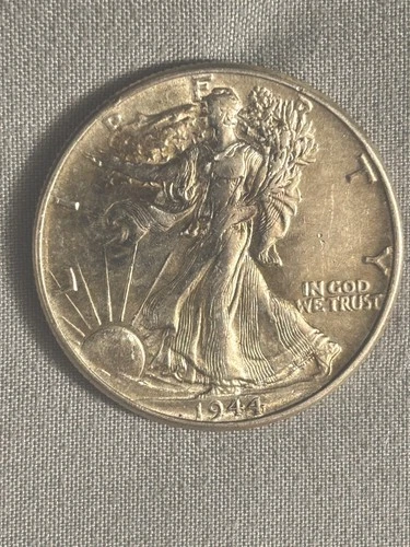 1944 Walking Liberty Silver Half Dollar Circulated 50C Uncertified (95)