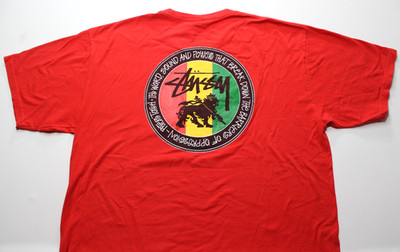 2014 STUSSY x PETER TOSH ~RASTA DOT~ TEE XL reggae/marley/irie