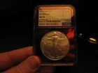 2025 United States Silver Eagle Coin NGC MS70 Red Reflective Slab