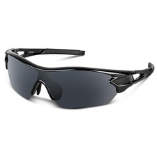 Polarized Sports Sunglasses for Men Women Youth Baseball Cycling Running Driv...