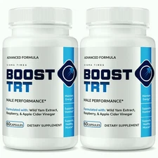 (2 Pack) Boost TRT Pills for Men, BoostTRT Advanced Male Health Support