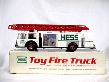 Hess Toy Fire Truck Dual Sound Siren -  1989