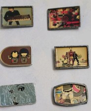 6 Lot Belt Buckles Vintage 1970 s Pop Art Variety Pricec For The Lot