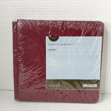 2008 Creative Memories Flex-Hinge Scrapbook Album No Pages 8.5" x 9" Burgundy