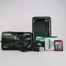 Samsung Digital Camera ST45 12.2MP Black Tested Full Working Set