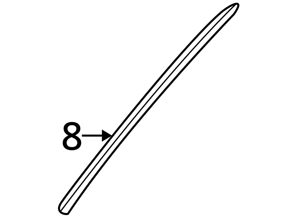 SE ADAPTA A 2000-2005 SATURN L300 L200 MOLDURA ASM C/S SI RVL BLA 24418657 - NUEVO OEM Foto 4 de 4