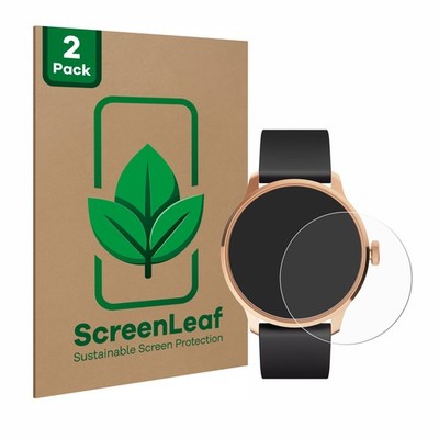 2x ScreenLeaf Displayschutzfolie für Withings ScanWatch Light nachhaltig 