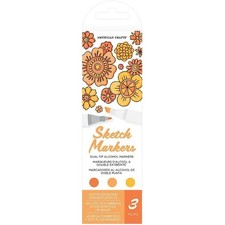 AC Sketch Markers Collection Dual Tip Chisel Fine Point 3pk Sun Kissed 34007546