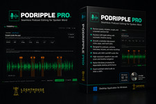 PODRIPPLE PRO-Seamless Podcast Editing for Spoken Word