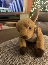 VGC Ty Beanie Babies Whisper the Deer Tagged Retired Immaculate