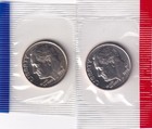 1996 P & D Roosevelt Dimes 10c 2Coins Set Mint in Cello #2065 — photo 4