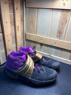 Nike Kyrie 2 ID 843253-997 Black Purple Gold Mens Shoes Size US 14 EUR 48.5
