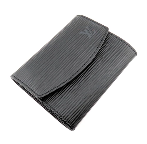 Gorgeous Genuine LOUIS VUITTON Epi Noir Wallet Purse Leather Luxury