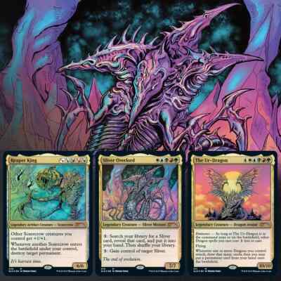 MTG Secret Lair Kaleidoscope Killers Foil Sealed Ur-Dragon Sliver