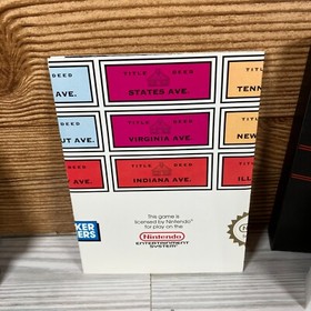 Nintendo NES Game Monopoly CIB Complete Box Inserts