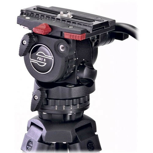 Neu Sachtler FSB 6 Flüssigkeitskopf mit Seitenlade Kameraplatte & Pfannenleiste MFR #0407 - Bild 2 von 6