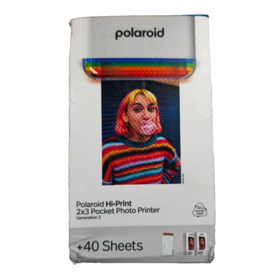 Polaroid Originals Hi Print 2x3 In Pocket Printer with 40 sheets included