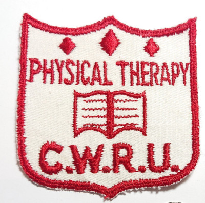 1960s Physical Therapy CWRU Case Western Reserve University Patch Badge Crest