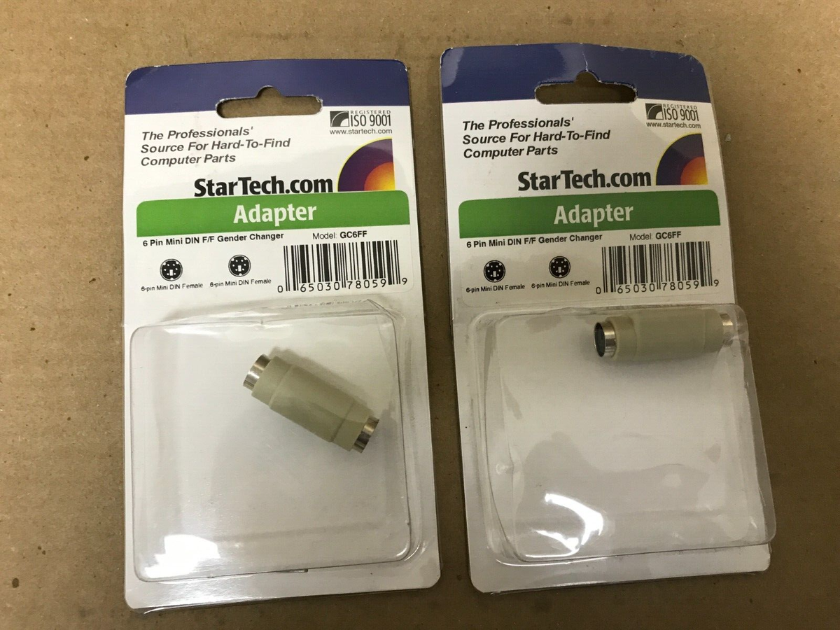 28AWG Cobre PS2 Mini DIN 6 Pines Macho A Mini Din MD6 Pin Hembra Audio