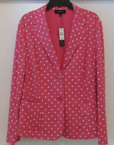 NEU MIT ETIKETT TALBOTS PINK POLKA PUNKTBLAZER GRÖSSE 16 - Bild 2 von 11