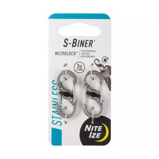 Stainless S-Biner Microlock 2-Pack 