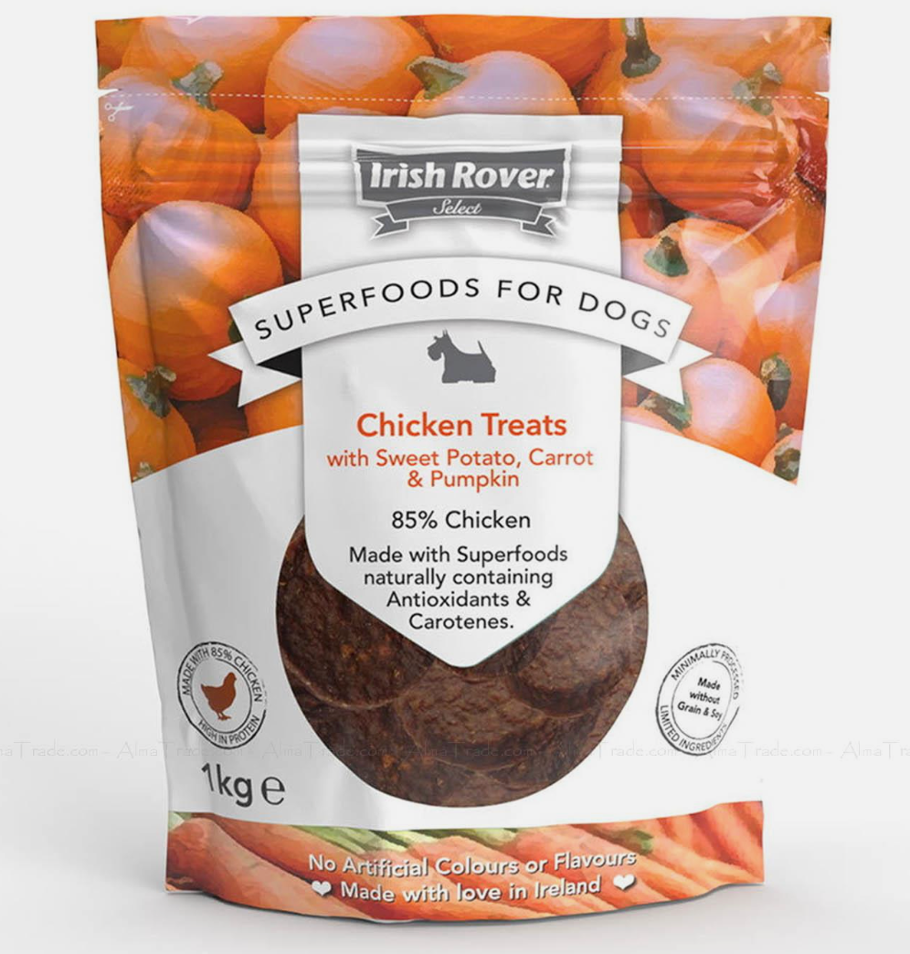 Irish Rover Superfoods Mix Chicken Treats for Dogs Spinach Kale Omega 3 1kg for sale online eBay