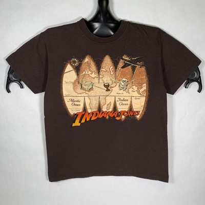 Map Disney Tee Shirt BROWN 