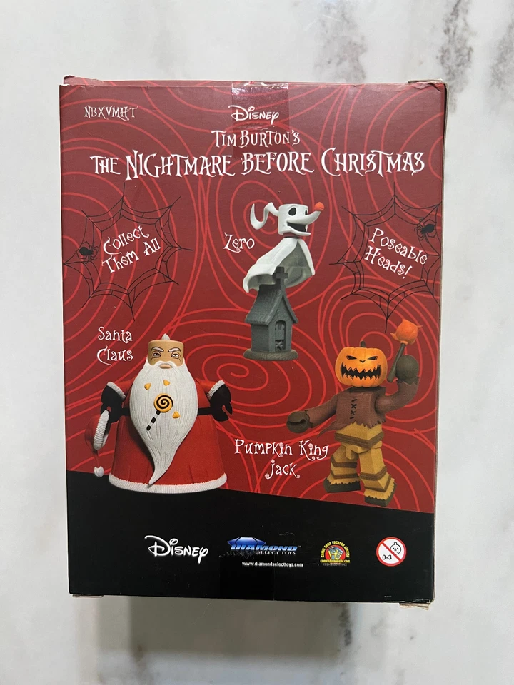 Vinimates Pesadilla antes de Navidad Brilla en la oscuridad Rey Calabaza Tema candente Foto 2 de 4