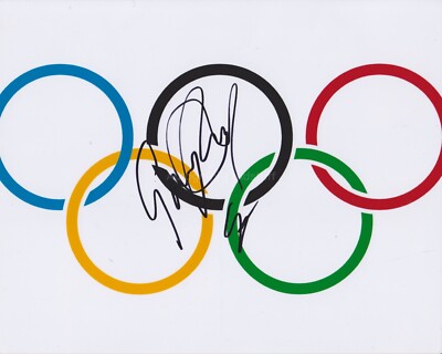 Greg Rutherford HAND signed 8x10 Foto Autogramm, Olympia Weitsprung