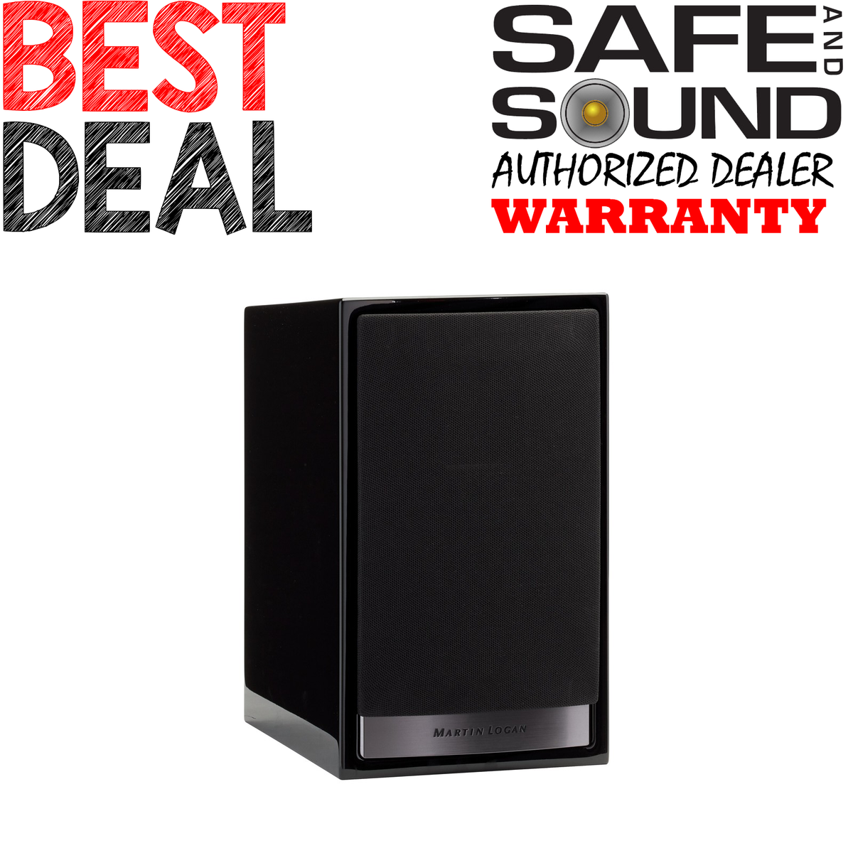 Martin Logan Motion 35XTi Bookshelf Speaker GLOSS BLACK (EACH) - Main Image