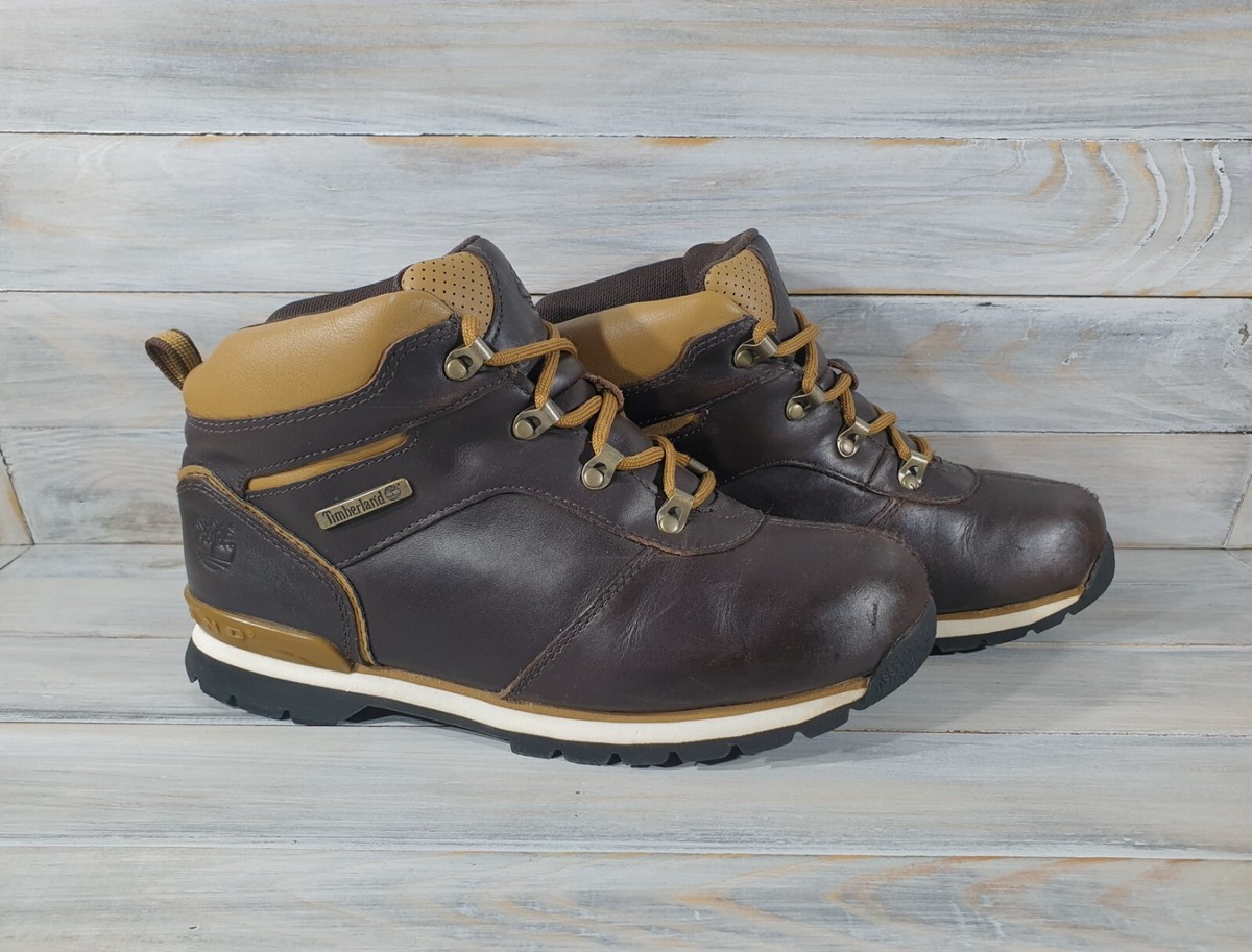TIMBERLAND SPLITROCK 2 Boys Leather Boots Brown Winter  display picture 3