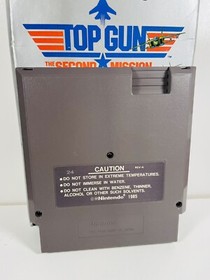 Top Gun: The Second Mission NES Juego Nintendo Original CAJA Completo Manual CIB