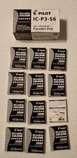 PILOT Parallel Fountain Pen Black Ink Cartridges IC-P3-S6 mixable color 12x6=72