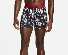 NWB NIKE DRIFIT ESSENTIAL MICRO BOXER BRIEF MENS KE1160-963 S 28-30" RED BLACK
